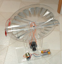 ウイムスハースト静電発電機（未完成）